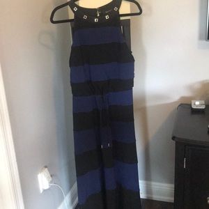Blue and black WHBM dress